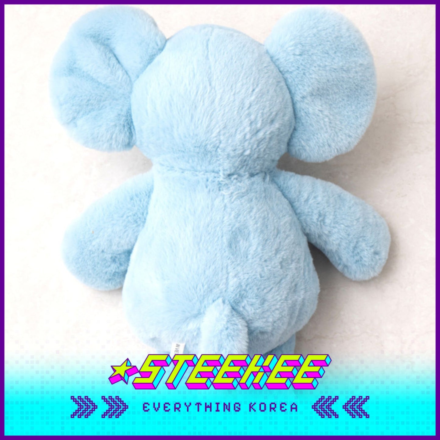 Daiso Cuddly Elephant Comfort Soft Plush Toy Kids by Steekee Korea 2988