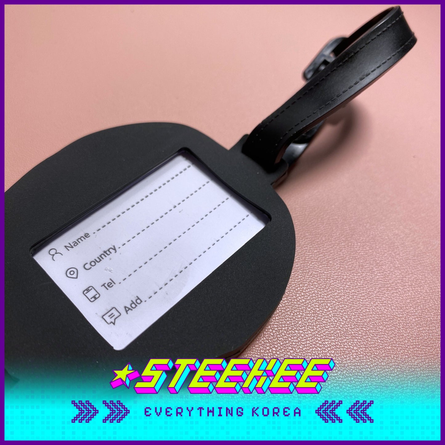 The Winning IU Official MD Tweety Travel Set Passport Cover Luggage Tag by Steekee Korea 2493