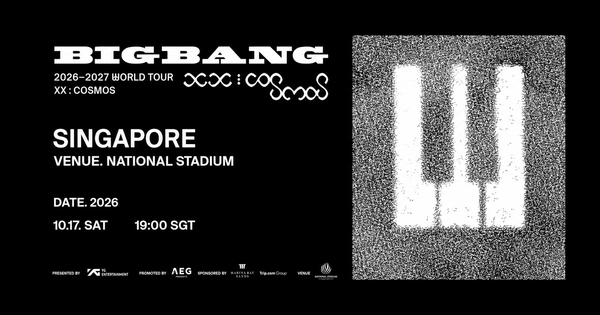 BIGBANG 2026–2027 WORLD TOUR <XX : COSMOS> in Singapore