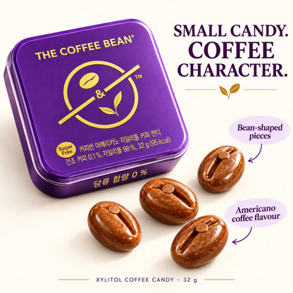 THE COFFEE BEAN Americano Xylitol Coffee Candy Sugar Free Snack 32g