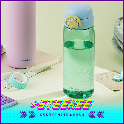 LocknLock School Fit Switch Cap Bottle 520ml ABF884 by Steekee Korea 4538