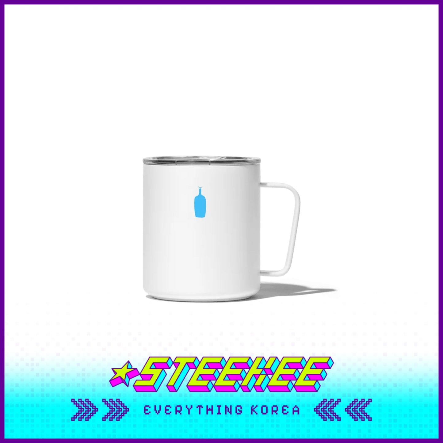 BLUE BOTTLE COFFEE X MiiR Travel Mug Cup White by Steekee Korea 2399