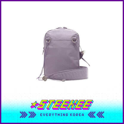 IU X New Balance Korea Glossy Ribbon Purple Collection Ball Cap Crossbody Bag Duffle Bag by Steekee Korea 2647