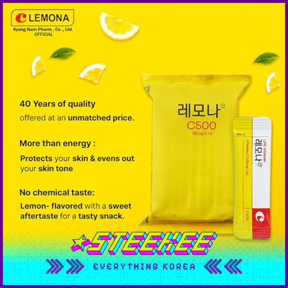 Lemona Vitamin C Powder Daily Supplement 2g X 140 Sachets by Steekee Korea 2019