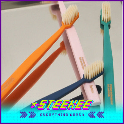 Hetras Premium Microfiber Soft Toothbrush 21 Pastel Colours with Case Opener by Steekee Korea 2458