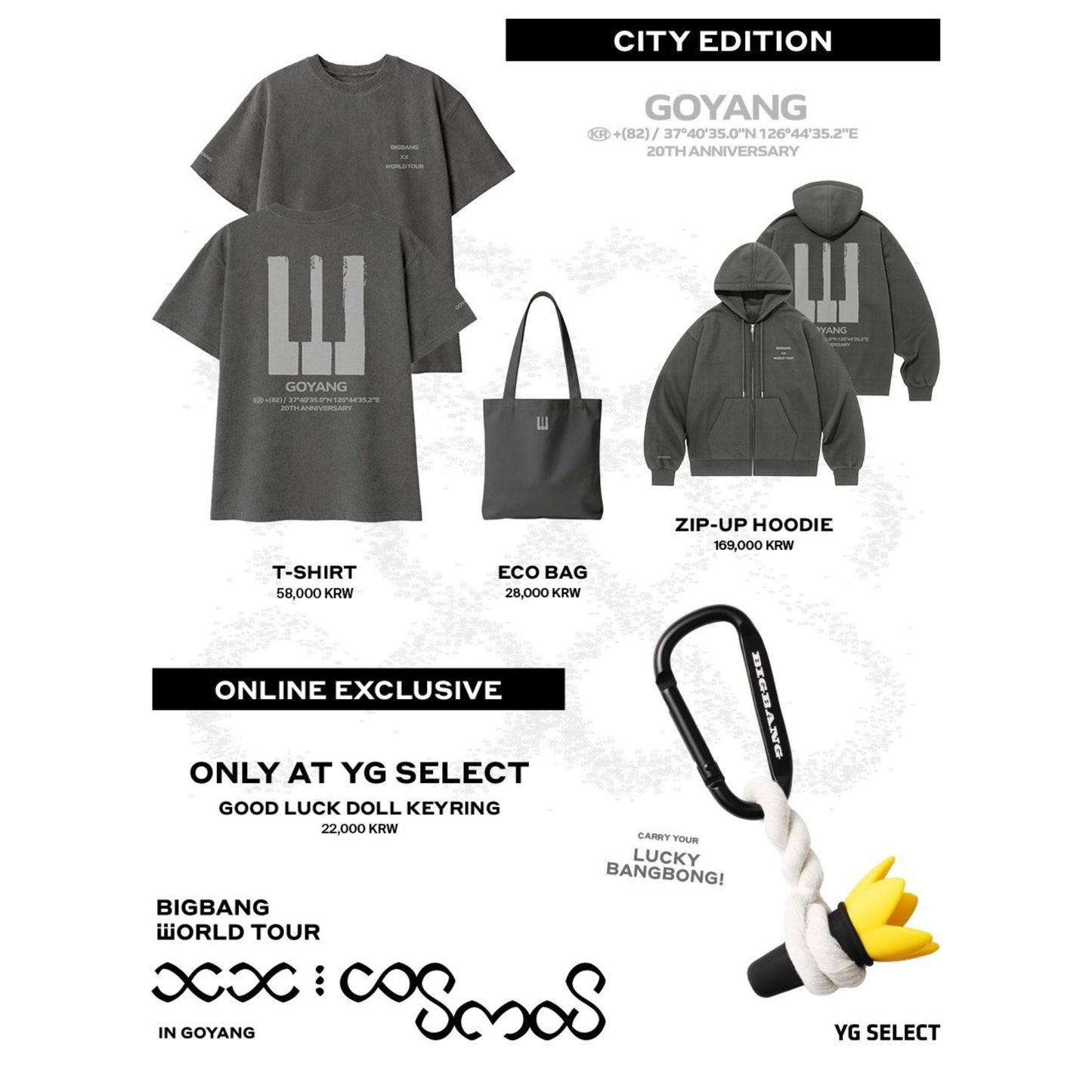 [PRE-ORDER] BIGBANG 2026–2027 WORLD TOUR <xx: cosmos> Official Merch Collection
