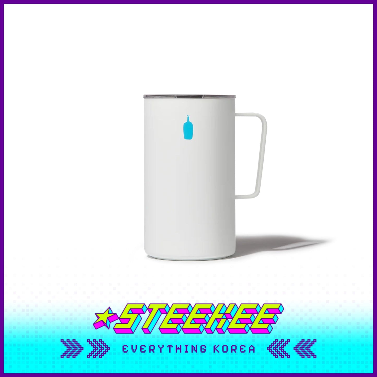 BLUE BOTTLE COFFEE X MiiR Travel Mug Cup White by Steekee Korea 2399