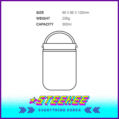 LocknLock Little Luv Food Jar 300ml LHC8045S by Steekee Korea 4535