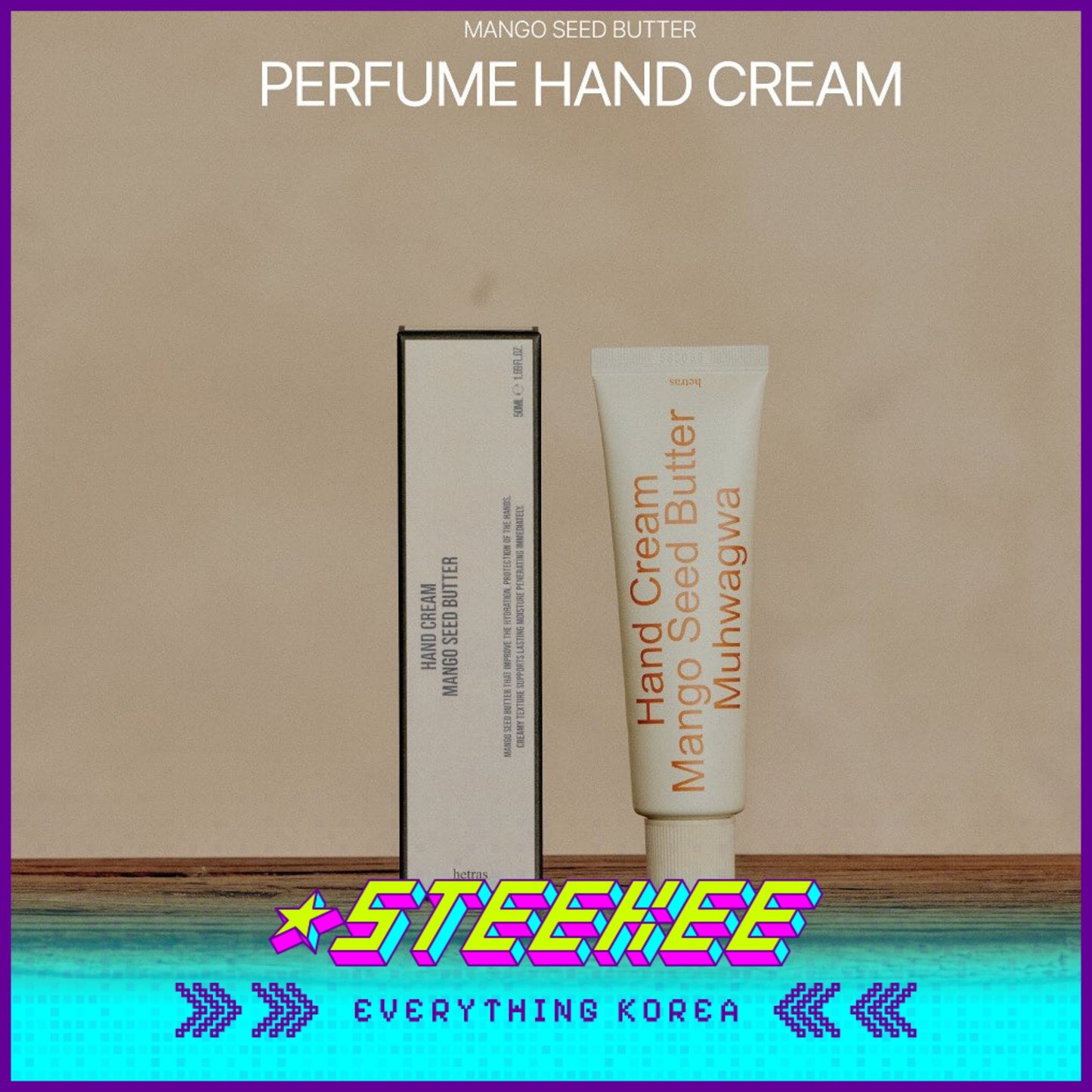 Hetras Premium Perfume Hand Cream Set of 5 by Steekee Korea 2455