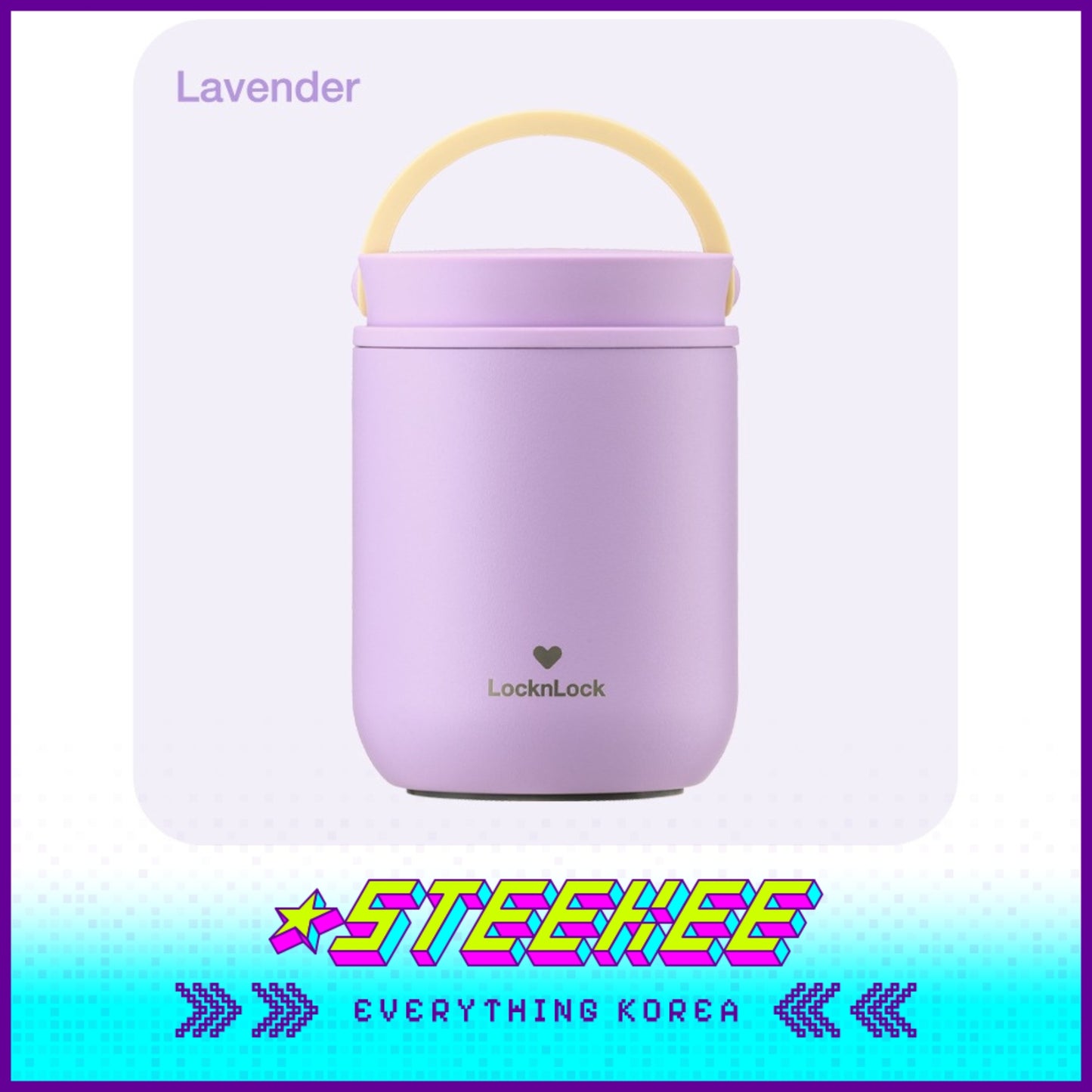 LocknLock Little Luv Food Jar 300ml LHC8045S by Steekee Korea 4535