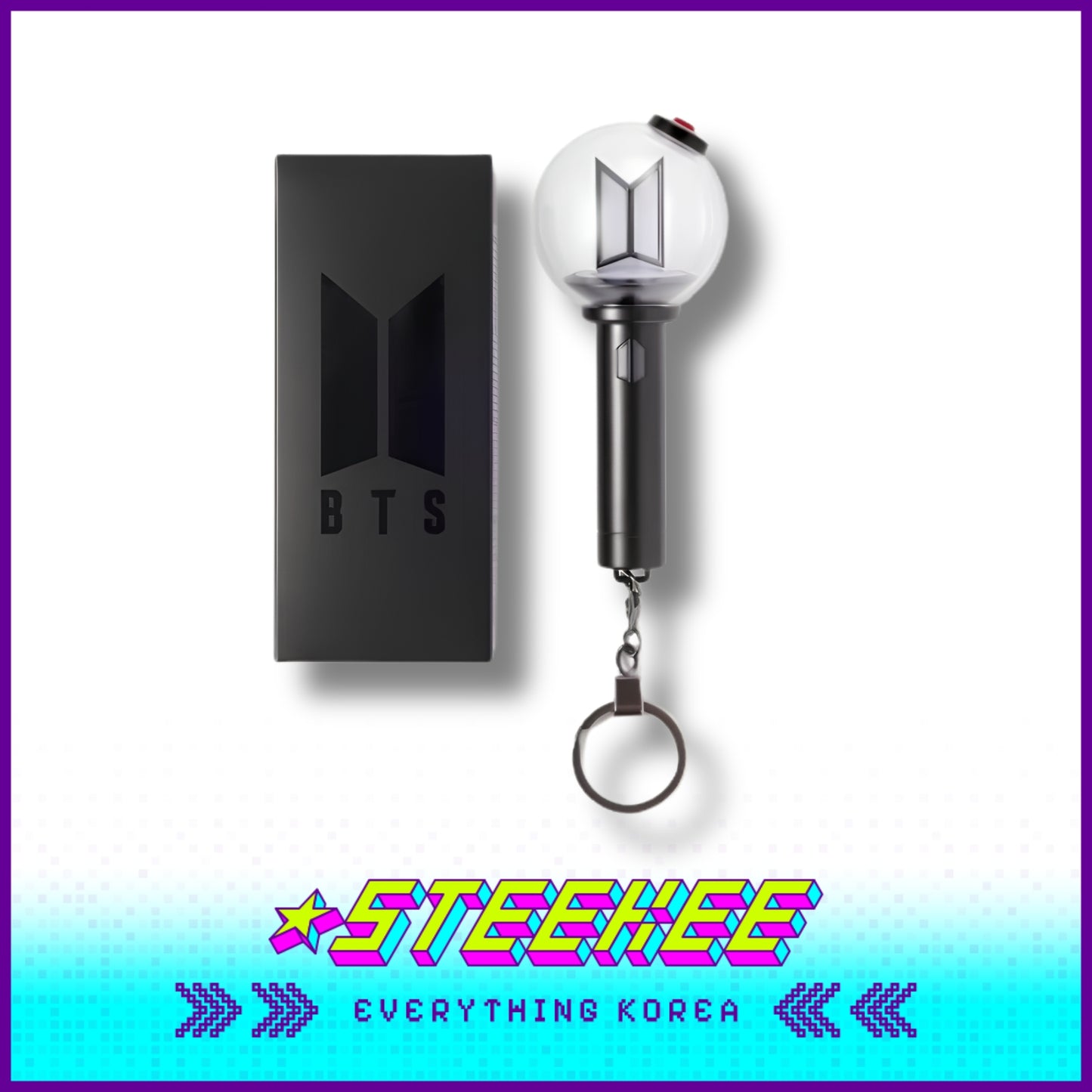 BTS Official Light Stick Keyring Ver.4 by Steekee Korea 5008