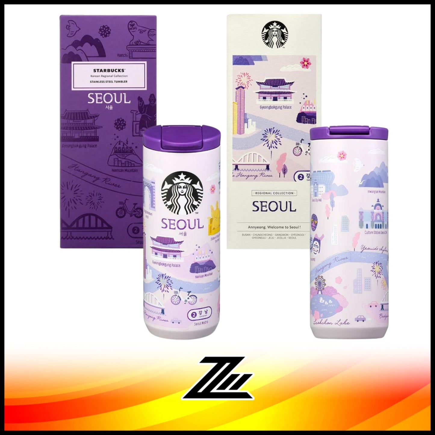 Starbucks Korea 2024 Annyeong Regional Collection MD Insulated Tumbler 355ml by zilleon 2897