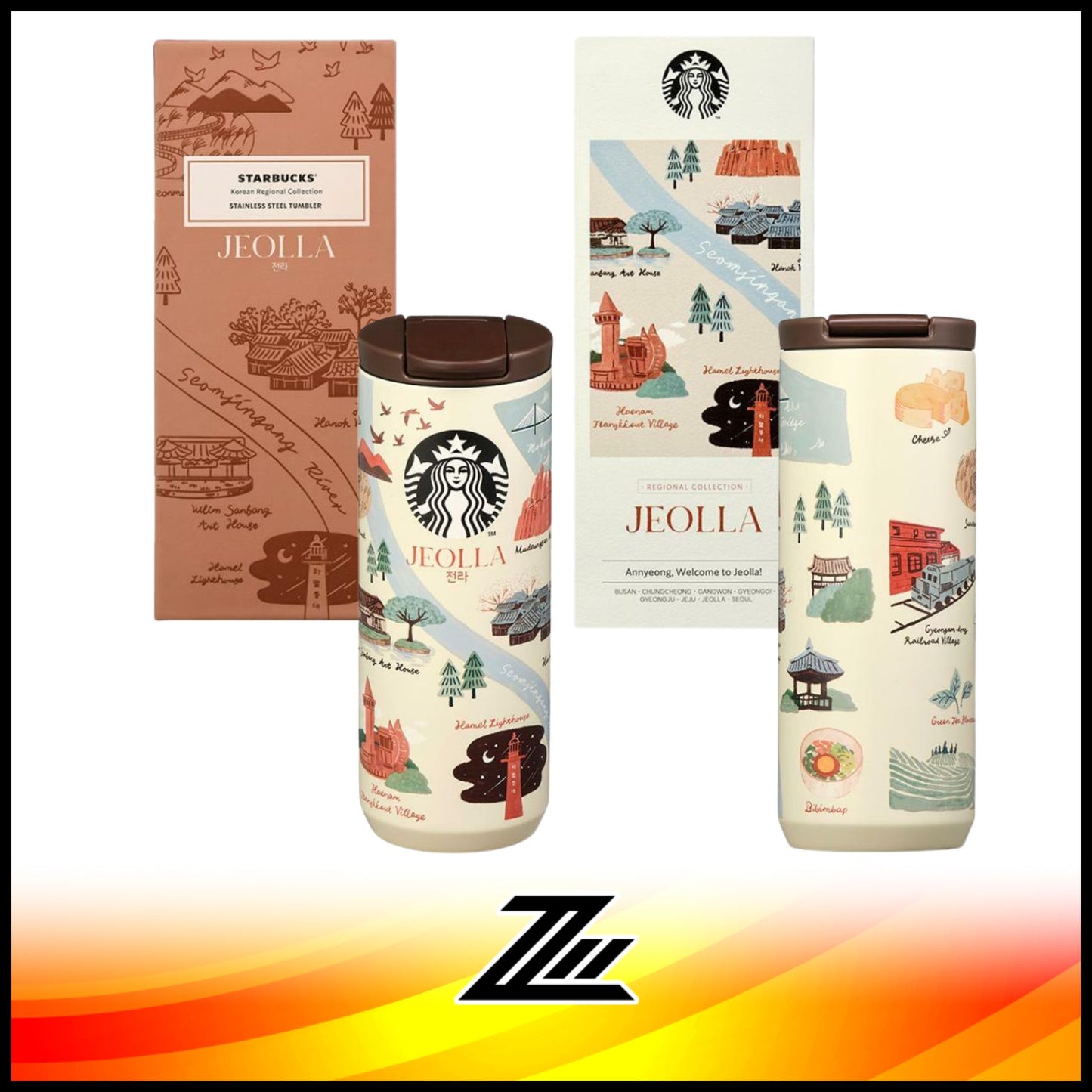 Starbucks Korea 2024 Annyeong Regional Collection MD Insulated Tumbler 355ml by zilleon 2897