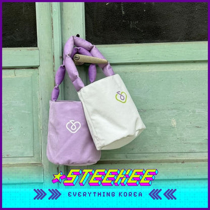 IU Merchandise Fan-Made Puffy Canvas Bucket Bag by Steekee Korea 1926