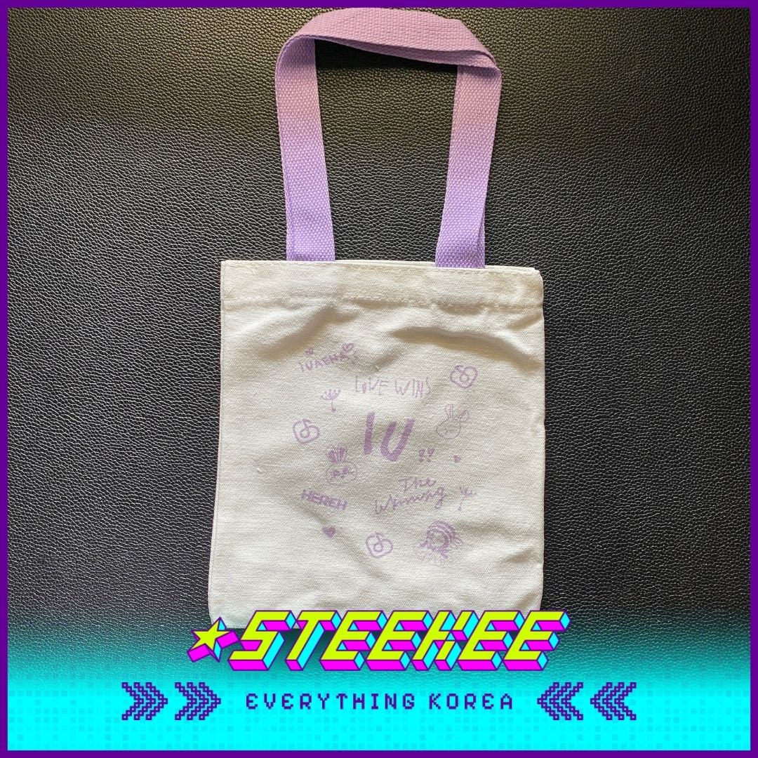 IU Merchandise Fan-Made Canvas Tote Bag by Steekee Korea 1927