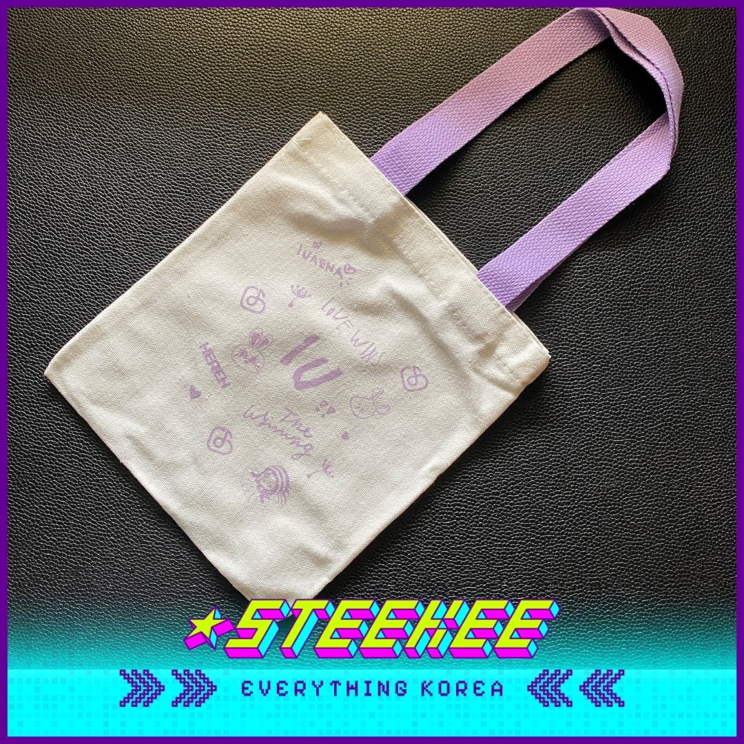 IU Merchandise Fan-Made Canvas Tote Bag by Steekee Korea 1927