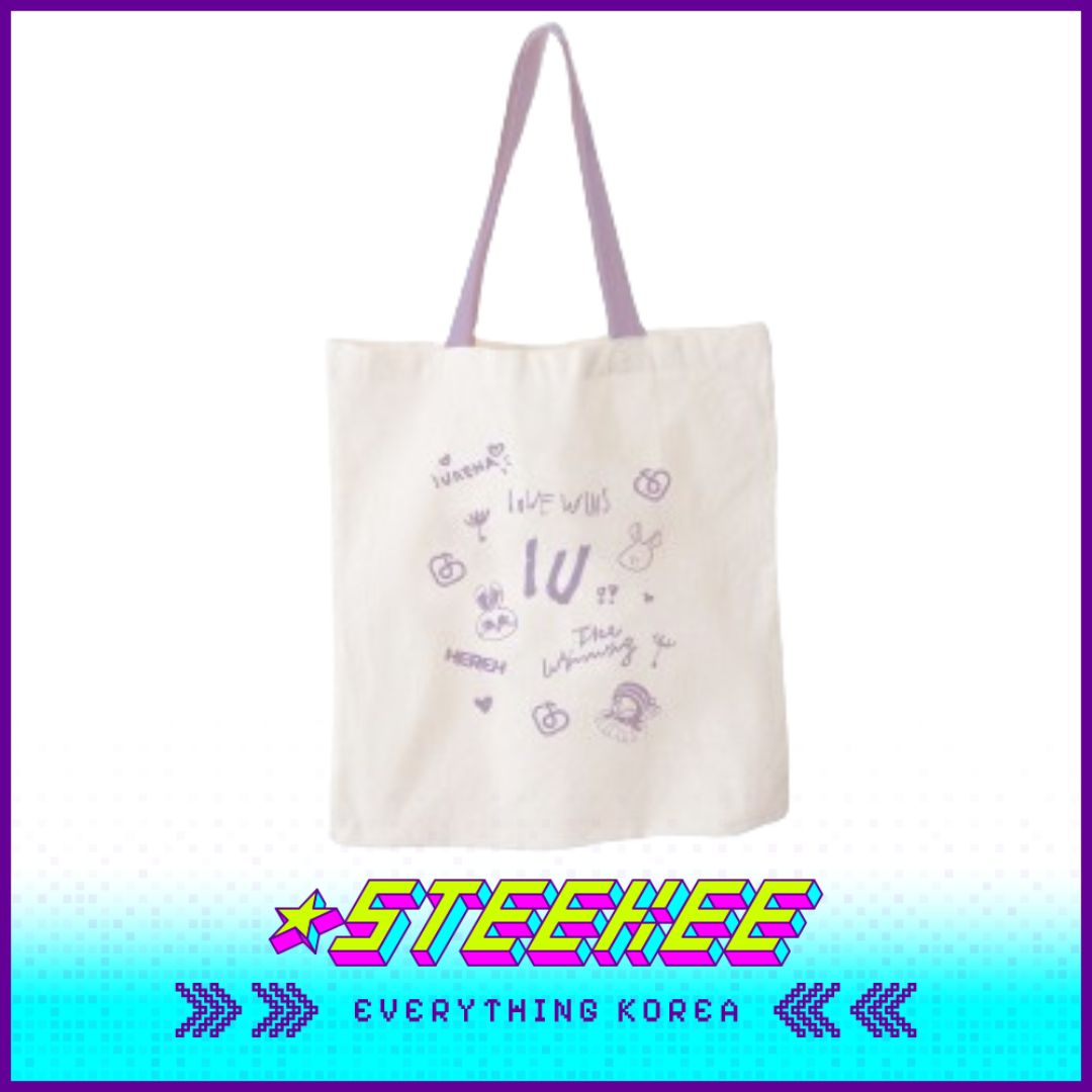 IU Merchandise Fan-Made Canvas Tote Bag by Steekee Korea 1927