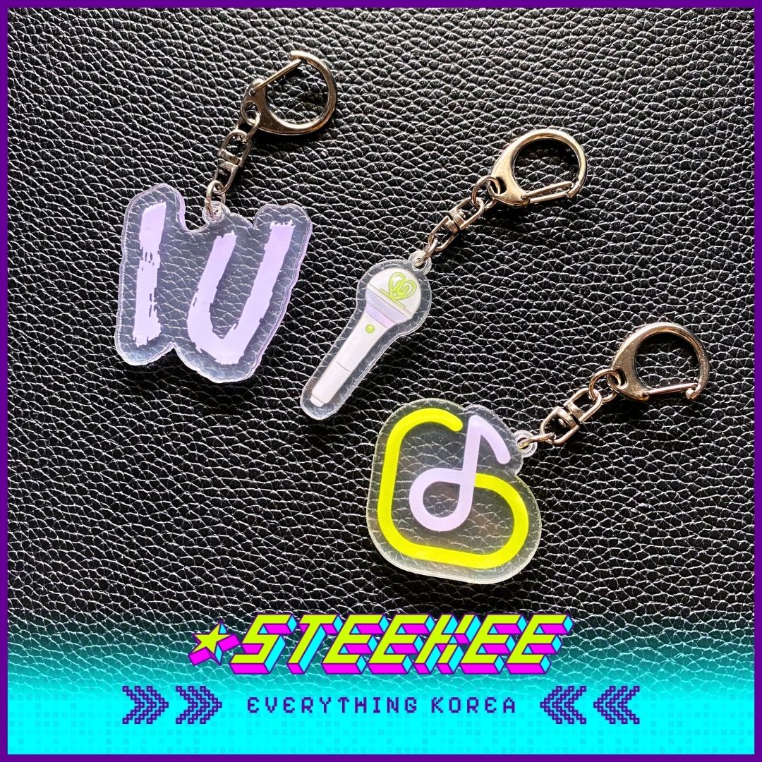 IU Merchandise Fan-made Acrylic Keyring by Steekee Korea 1928