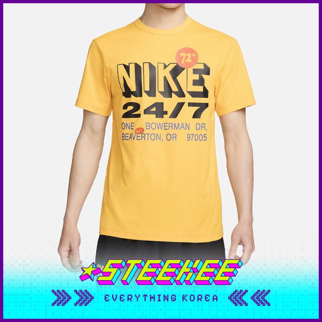 Nike Hyverse Men's Dri-Fit UV Short-Sleeve Fitness Top T-shirt by Steekee Korea 1939