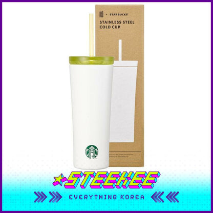 Starbucks Stainless Steel NCT Phinney Cold Cup With Straw 473ml by Steekee Korea 1941