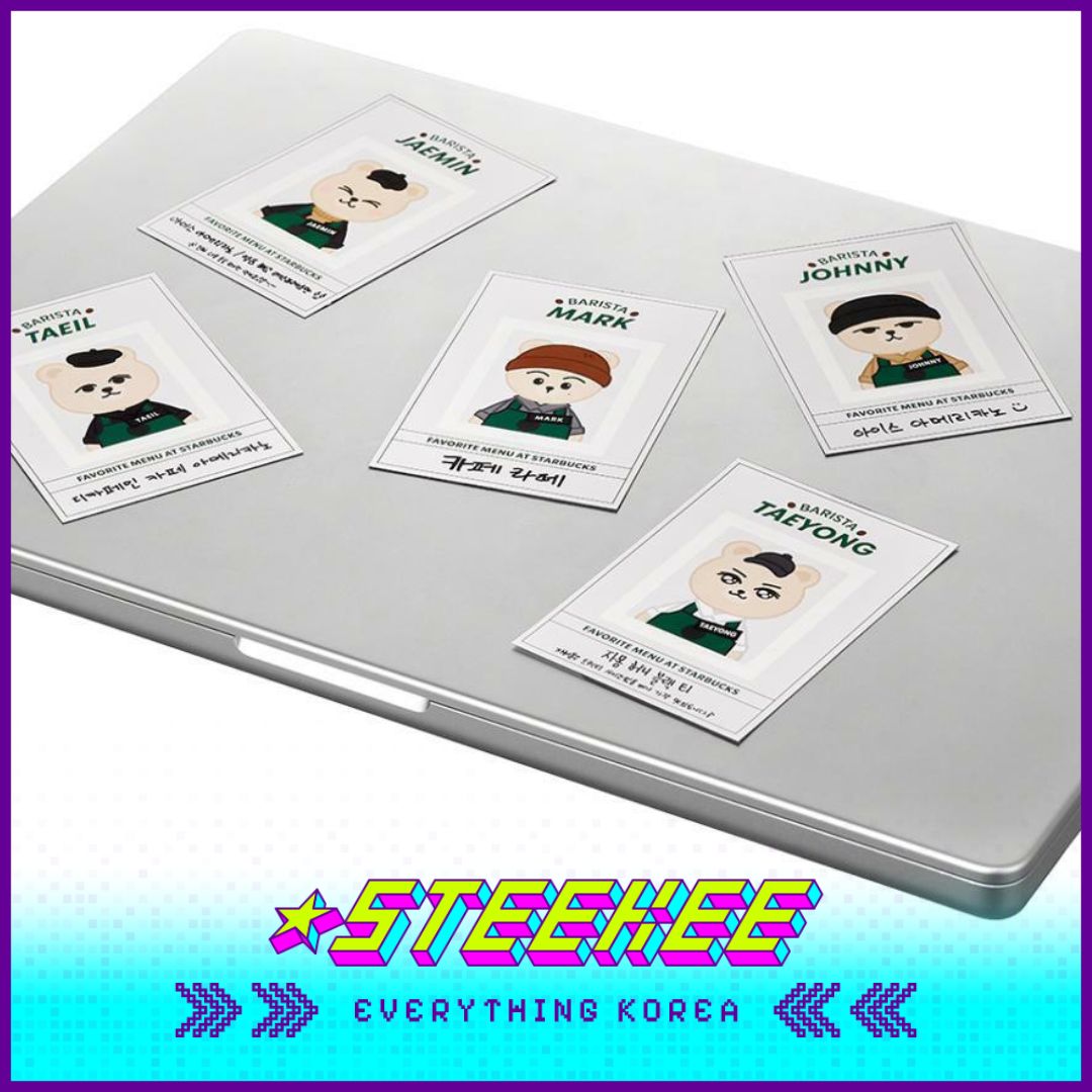 Starbucks NCT Sticker Set 20 Pcs by Steekee Korea 1944