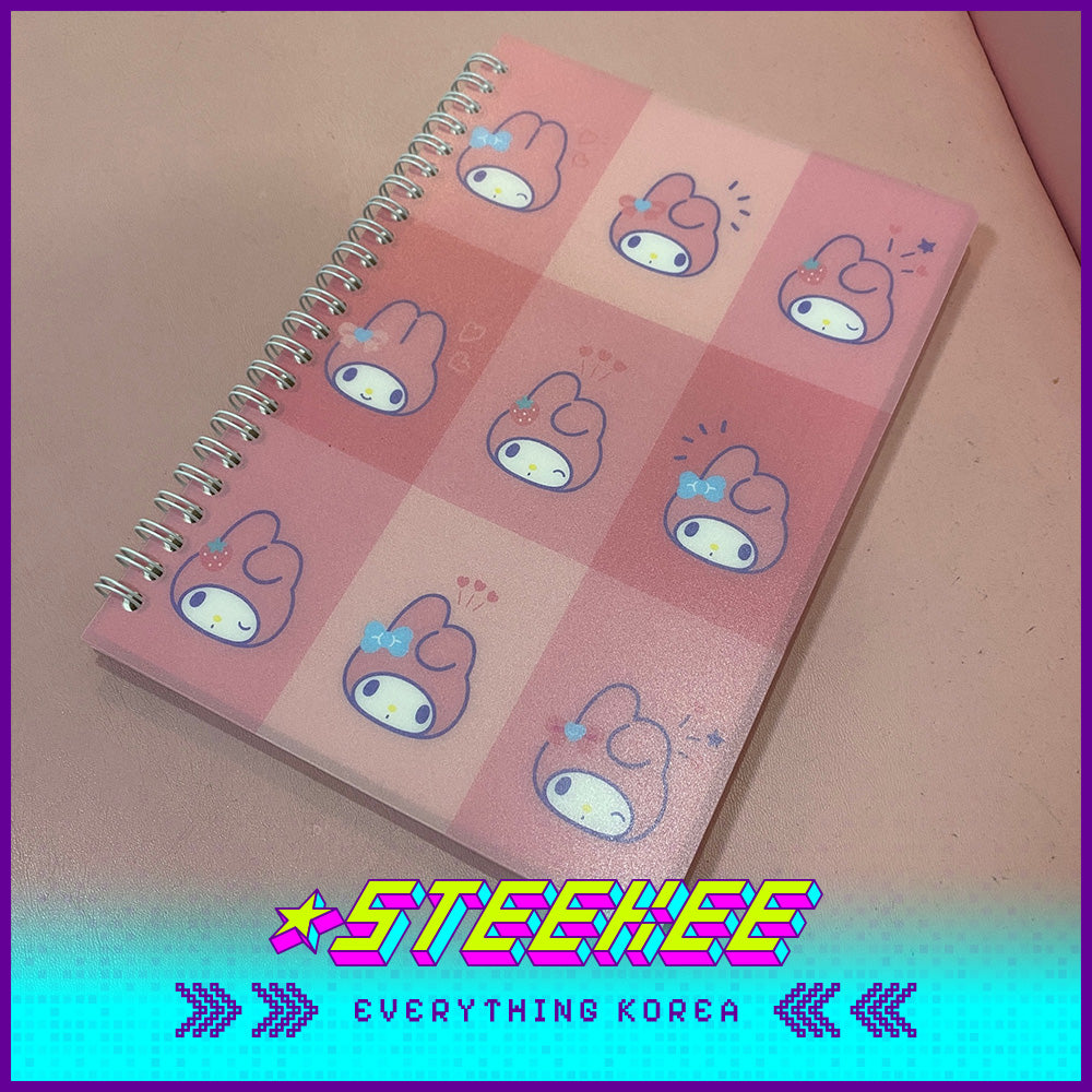 Daiso My Melody A5 Notebook 80 Sheets by Steekee Korea 1954