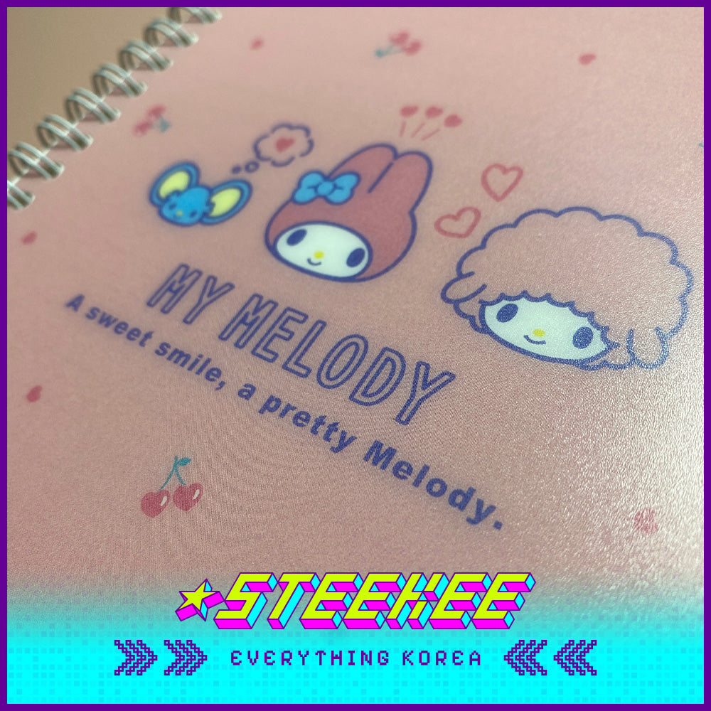 Daiso My Melody A5 Notebook 80 Sheets by Steekee Korea 1954