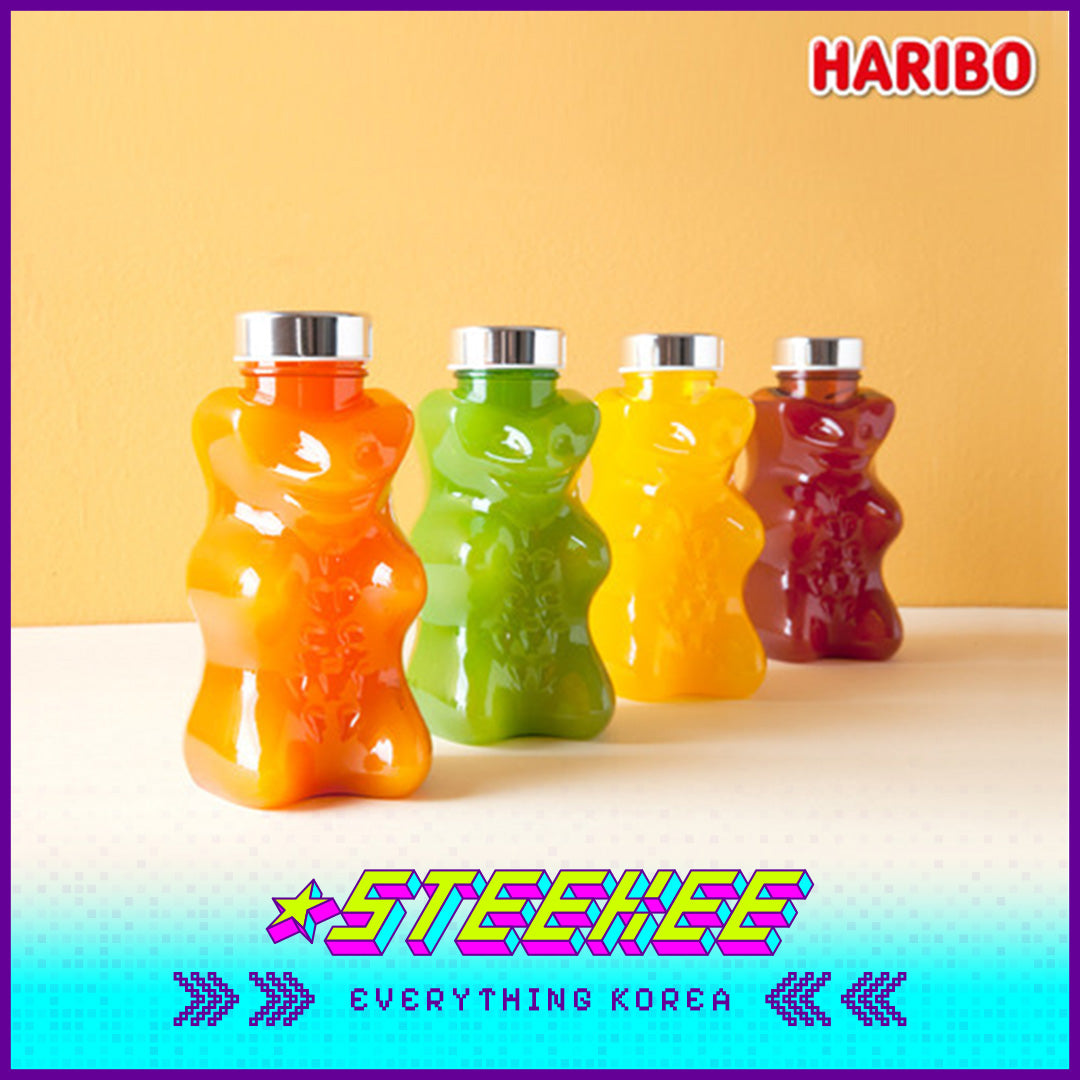 HARIBO Goldbears Plastic Water Bottle BPA Free 400ml by Steekee Korea 1978