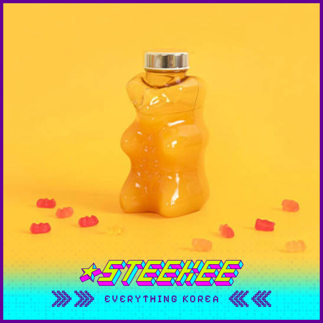 HARIBO Goldbears Plastic Water Bottle BPA Free 400ml by Steekee Korea 1978