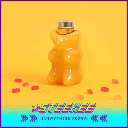 HARIBO Goldbears Plastic Water Bottle BPA Free 400ml by Steekee Korea 1978