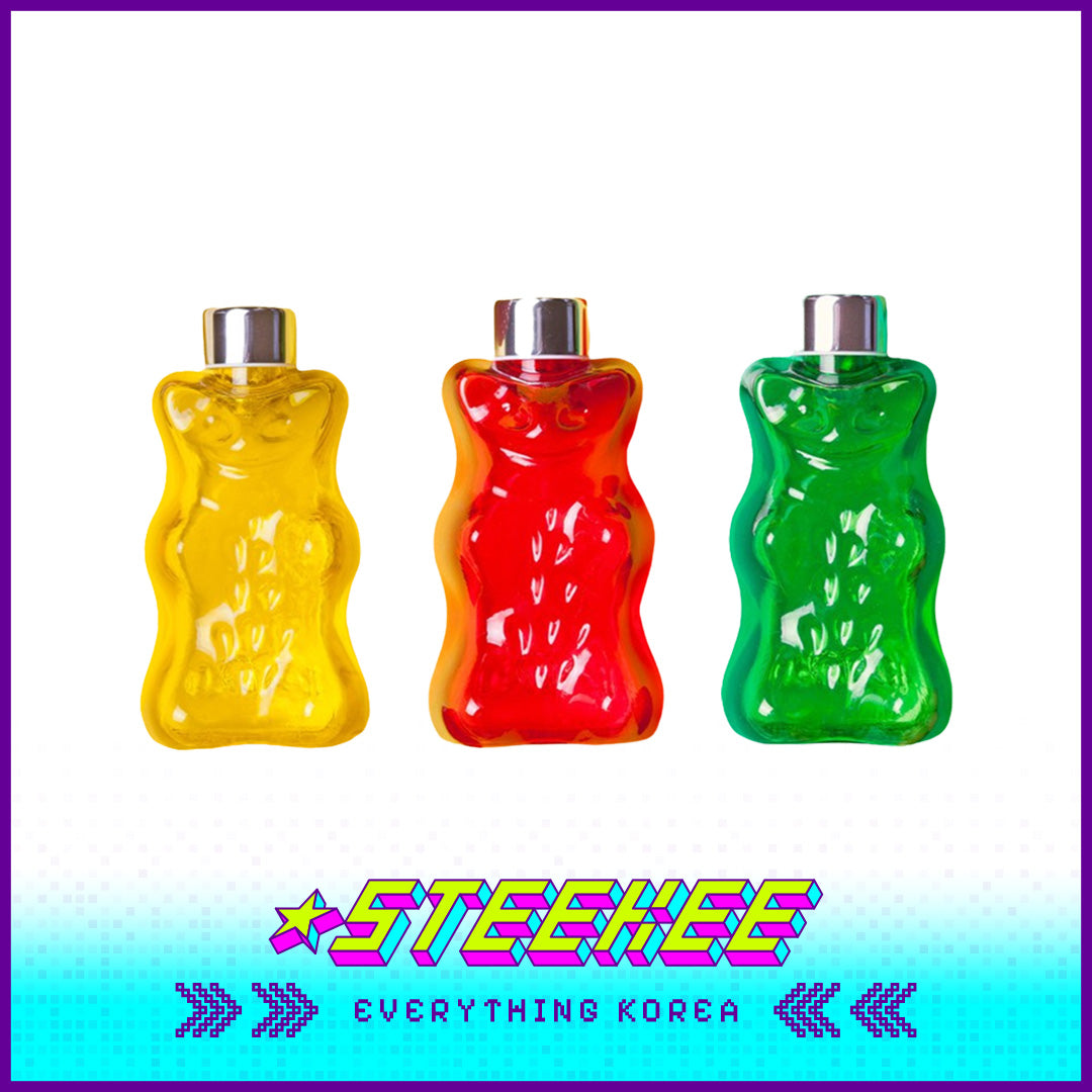 HARIBO Goldbears Mini Bottle BPA Free Set of 3 by Steekee Korea 1979