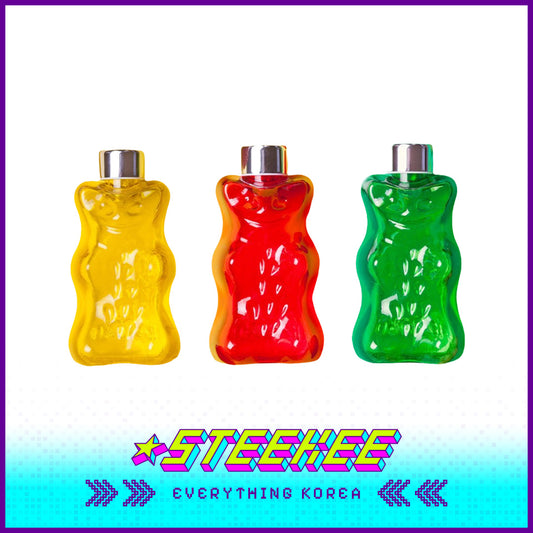 HARIBO Goldbears Mini Bottle BPA Free Set of 3 by Steekee Korea 1979