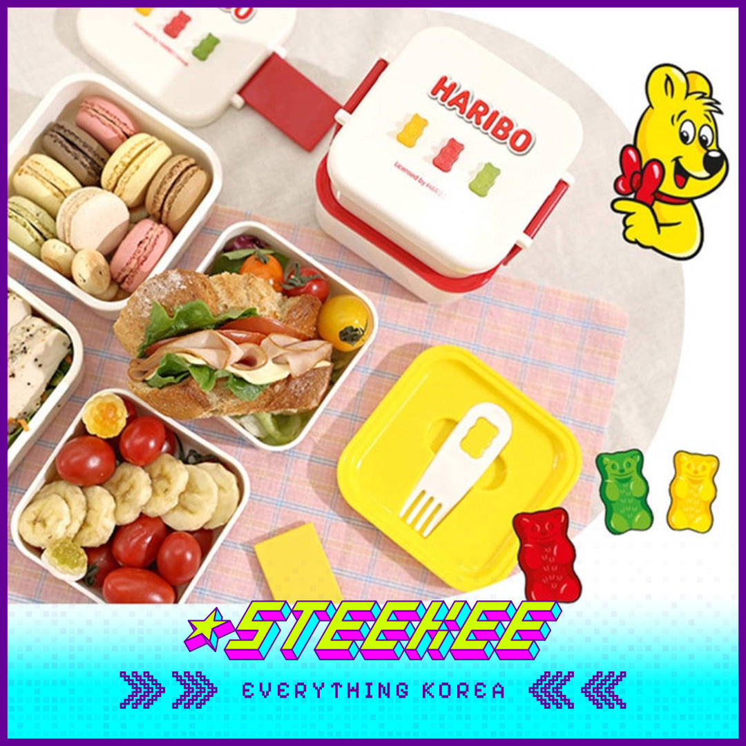 HARIBO Goldbears 2 Tier Lunchbox by Steekee Korea 1986