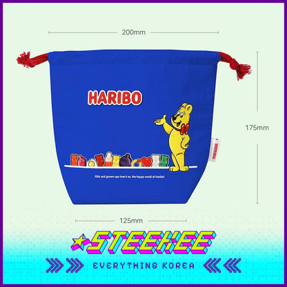 HARIBO Gummy Bear 2 Tier Lunchbox Pouch by Steekee Korea 1988