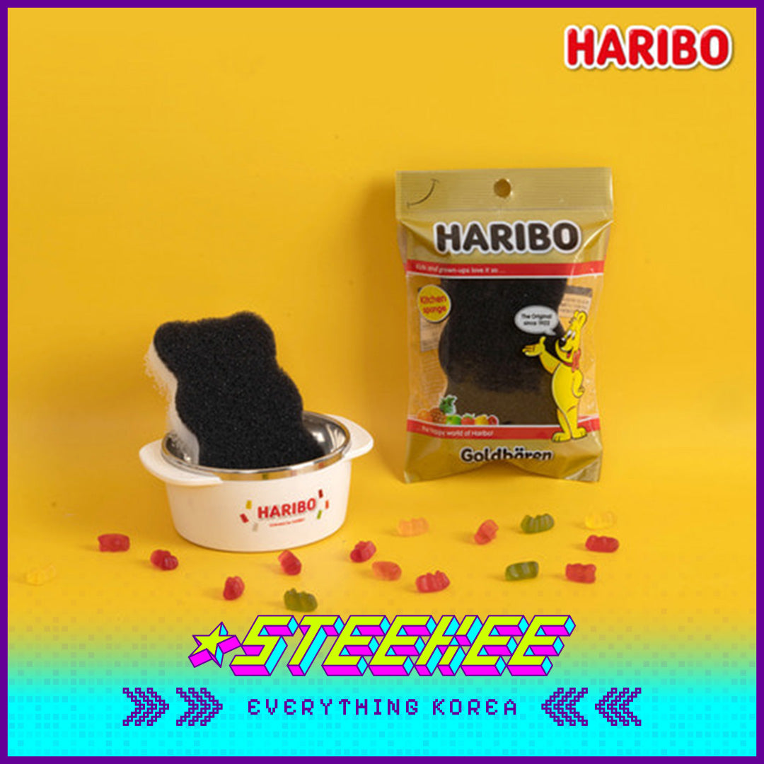 HARIBO Goldbears Dishwashing Sponge by Steekee Korea 1990