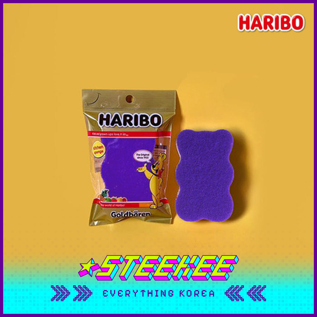 HARIBO Goldbears Dishwashing Sponge by Steekee Korea 1990