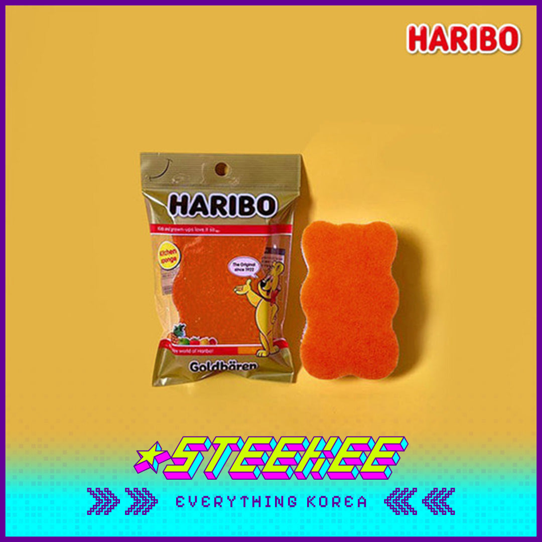 HARIBO Goldbears Dishwashing Sponge by Steekee Korea 1990