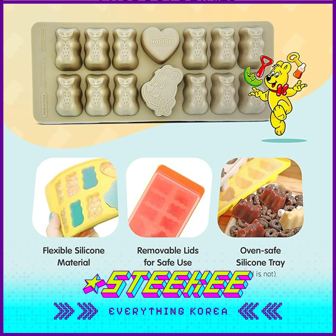 HARIBO Gummy Bear Silicone Moulds by Steekee Korea 1991