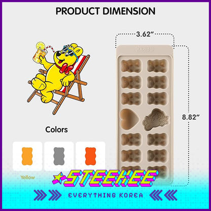 HARIBO Gummy Bear Silicone Moulds by Steekee Korea 1991