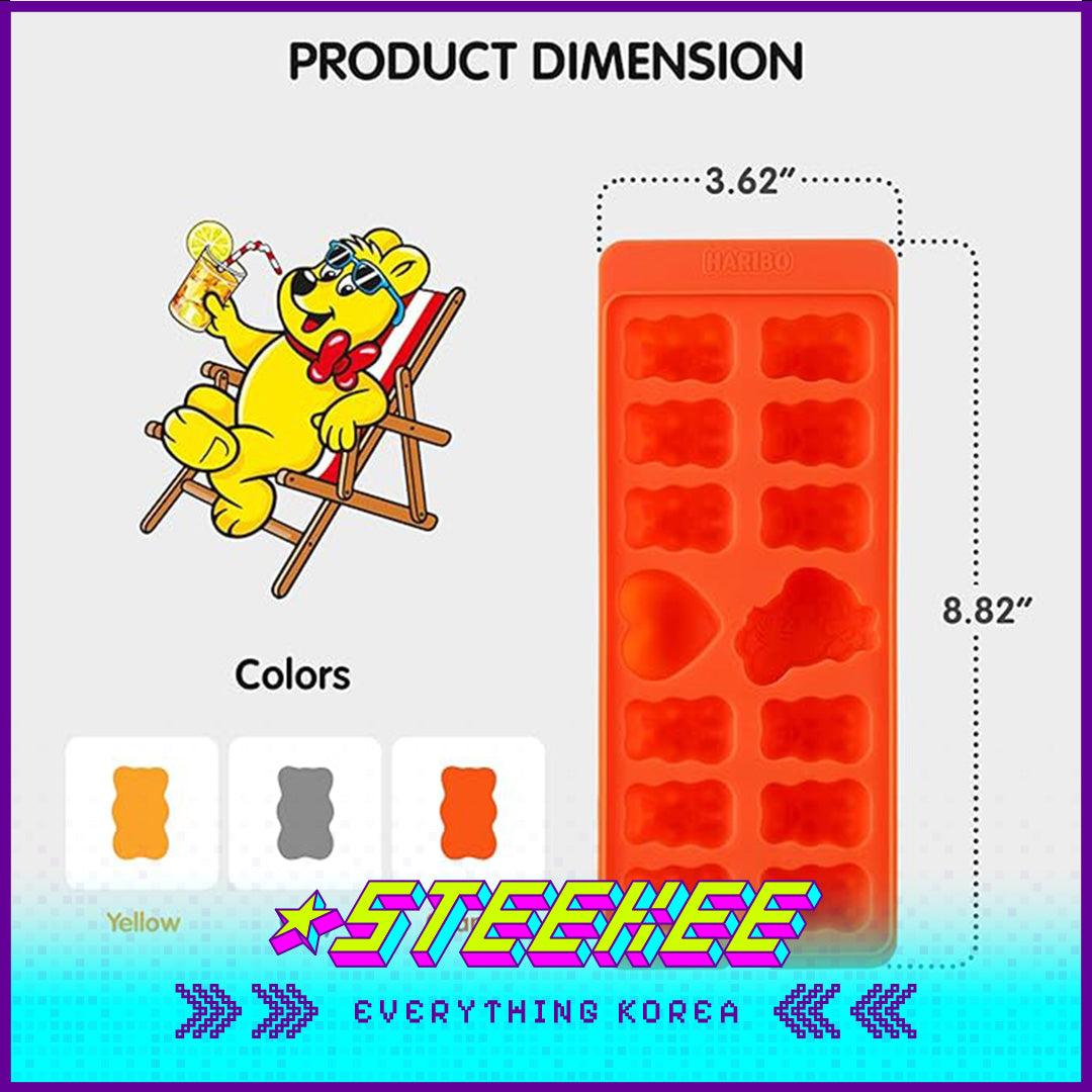 HARIBO Gummy Bear Silicone Moulds by Steekee Korea 1991