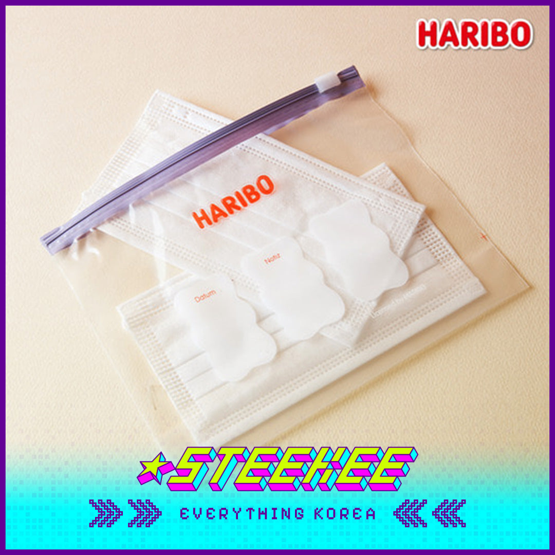 HARIBO Goldbears Slider Zipper Bags Set by Steeke Korea 1992