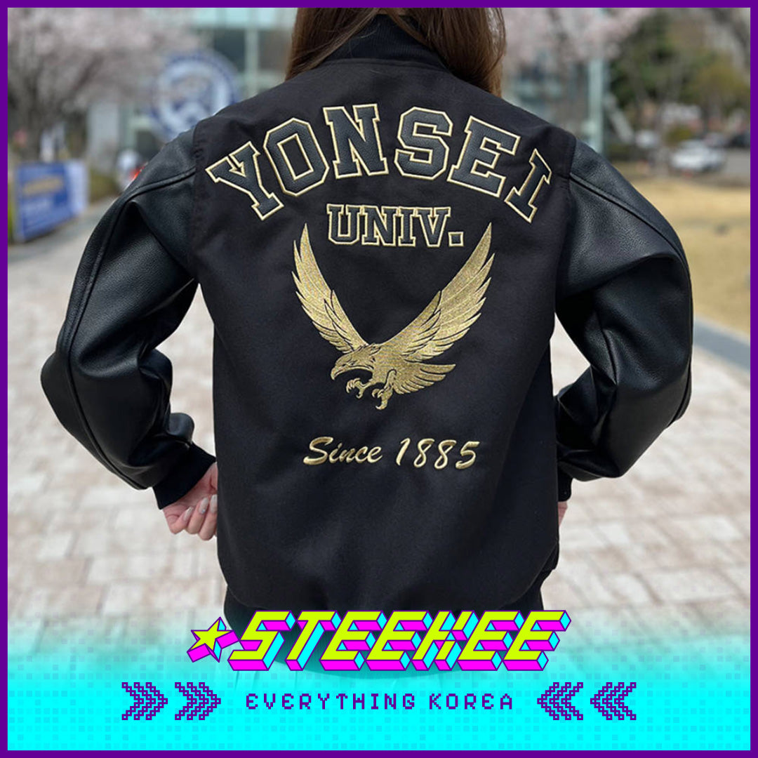 Yonsei University Signature Lightweight Baseball Jumper by Steekee Korea 1995