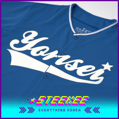 Yonsei University Sports Baseball Jersey by Steekee Korea 1997