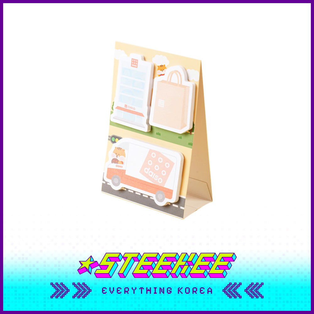 Daiso Standing Memo Pad Sticky Notes by Steekee Korea 2490