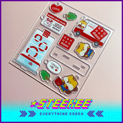 Daiso Merchandise DIY Acrylic Keychain by Steekee Korea 2941