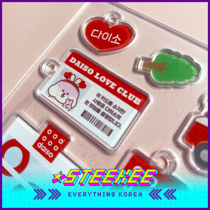 Daiso Merchandise DIY Acrylic Keychain by Steekee Korea 2941