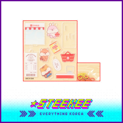 Daiso Merchandise DIY Acrylic Keychain by Steekee Korea 2941