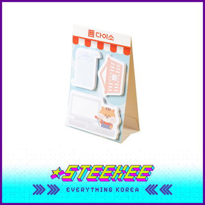 Daiso Standing Memo Pad Sticky Notes by Steekee Korea 2490