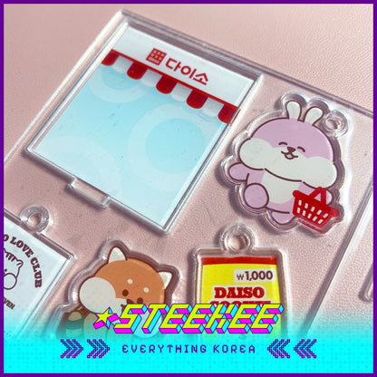 Daiso Merchandise DIY Acrylic Keychain by Steekee Korea 2941