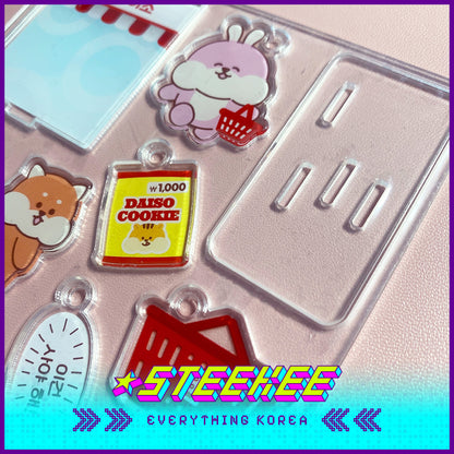 Daiso Merchandise DIY Acrylic Keychain by Steekee Korea 2941